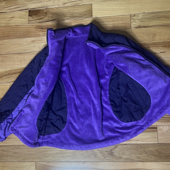 Free country size medium girls reversible jacket purple - Picture 4 of 7
